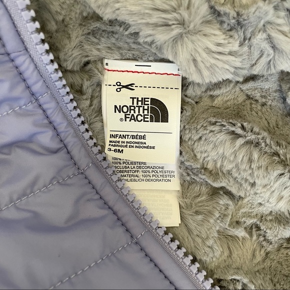 Infant North Face Reversible Mossbud Swirl Jacket - Picture 8 of 8